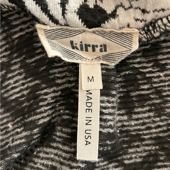 KIRRA Black & White Mini Skater Skirt, size M - Picture 3 of 3